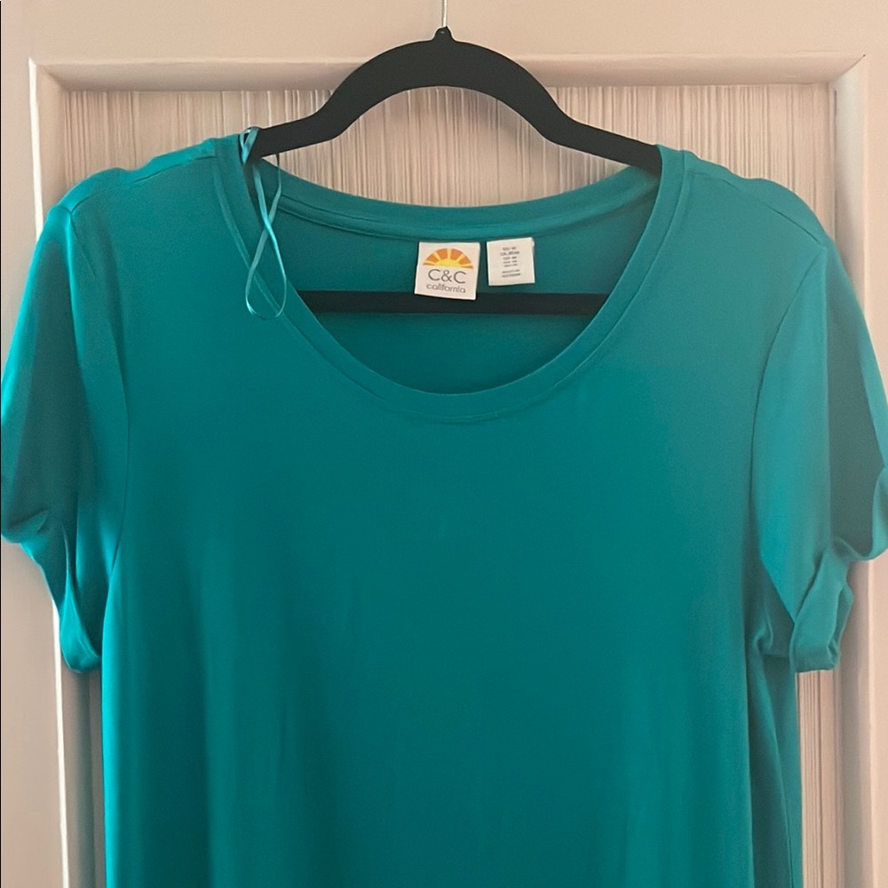 C&C California Teal midi dress - so soft!